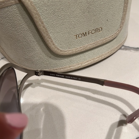 TOM FORD Sienna Sunglasses White - Picture 4 of 6